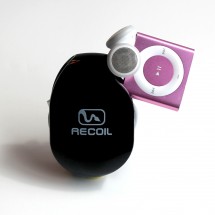 Retractable Cord Organizer: Recoil Small Black Winder